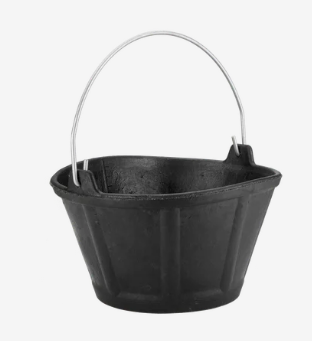 Bellota 10lt black rubber bucket BKC10BM