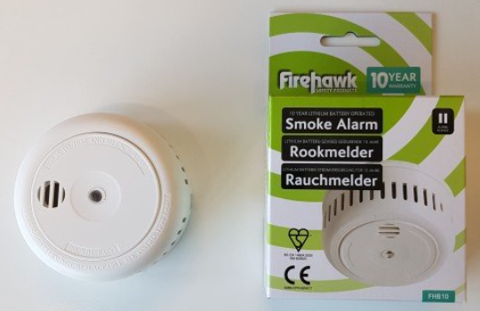 Firehawk Smoke Alarm 10Year Battery