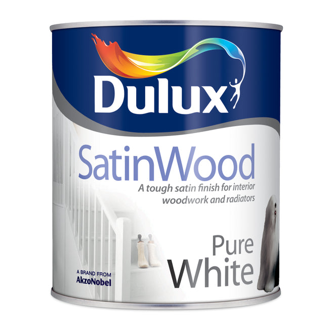Dulux Satinwood (2.5lt) Pure White