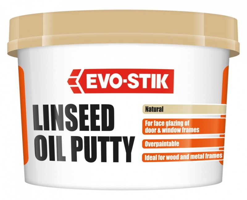 Evo-stik Linseed Putty Natural 1kg