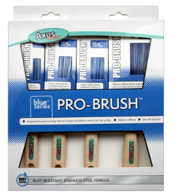 Axus Pro Paint Brush Set of 4