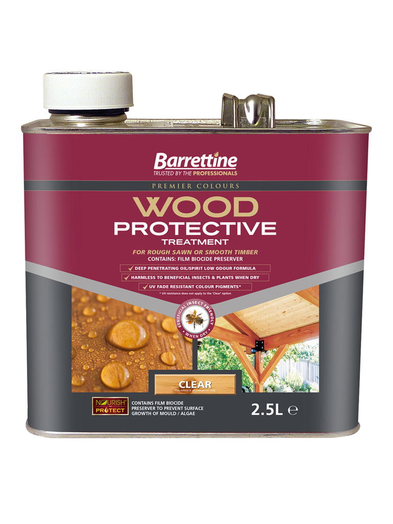 Barrettine Wood Protective Treatment Clear 2.5L