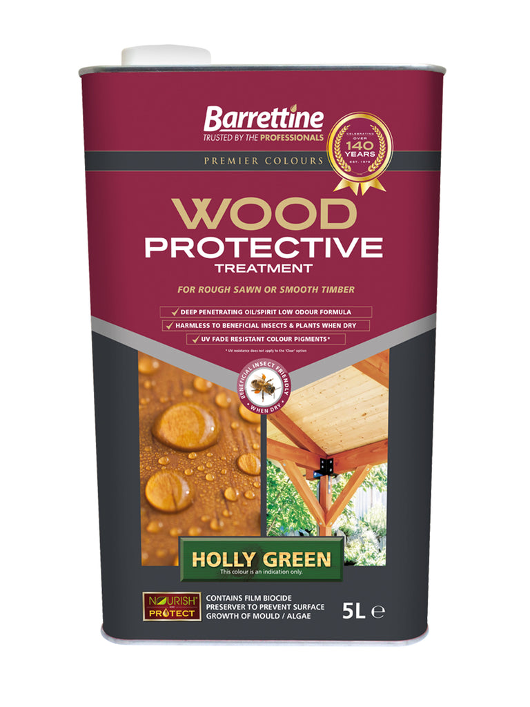 Barrettine Wood Protective Treatment Green 5L
