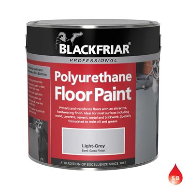 Blackfriar Professional Polyurethane Floor Paint 2.5l Light Grey