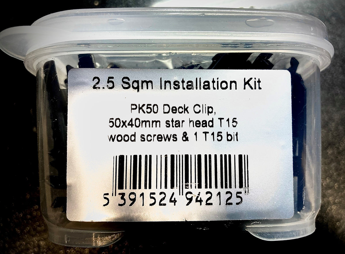 Duradek Composite Decking Clip Installation Kit Dublin Hardware