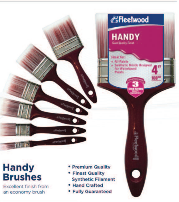 Fleetwood 4" Handy Paint Brush