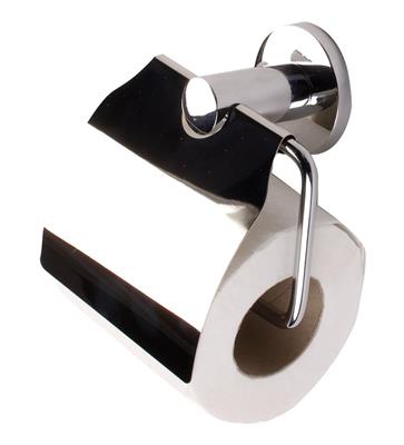 Tema Malmo toilet roll holder with chrome lid