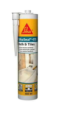 Sika Seal 175 Silicone sealant Bath & Tiles 300ml clear
