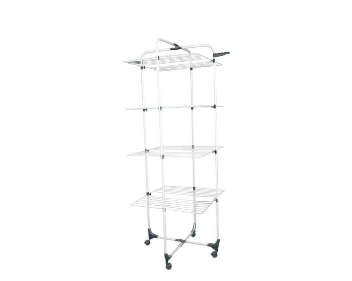 Clothes Horse Laundry Airer With Wheels (32m Drying Space)