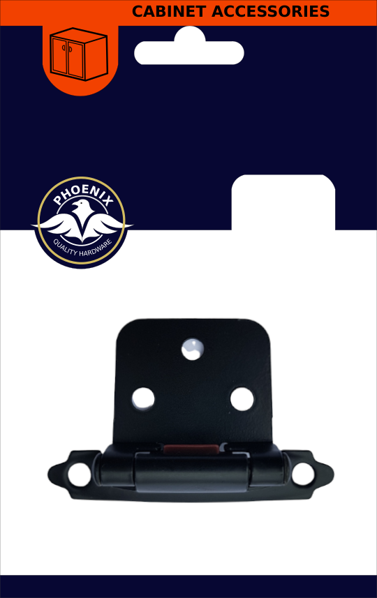 Phoenix Self Closing Cabinet Hinge Black