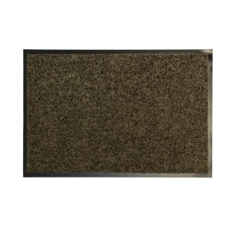 Wash & Clean Mat – 40cm x 60cm Brown