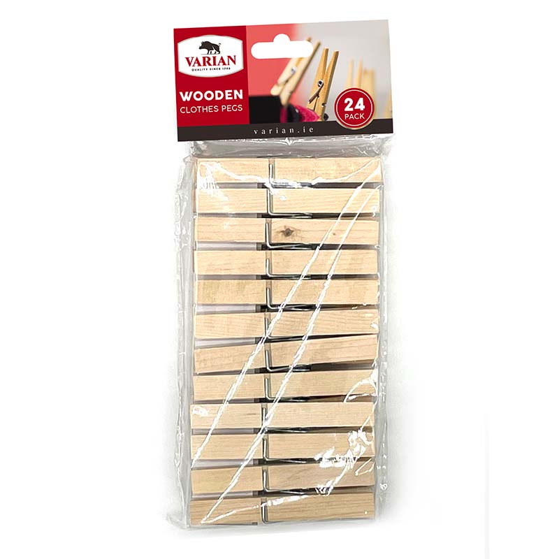 Timber Clothes Pegs (pack Of 24)