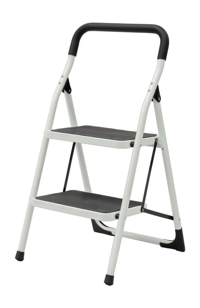 2 Tread Aluminium Step Stool Ladder Dublin Hardware – Kellys Homevalue