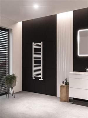 Wingrave 1200 x 400 Straight Towel Radiator Matt White