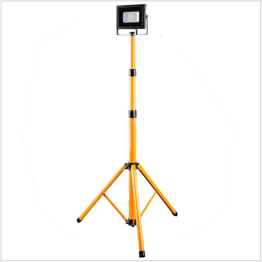 Rugged LED Telescopic Tripod Worklight – 20w – 220V