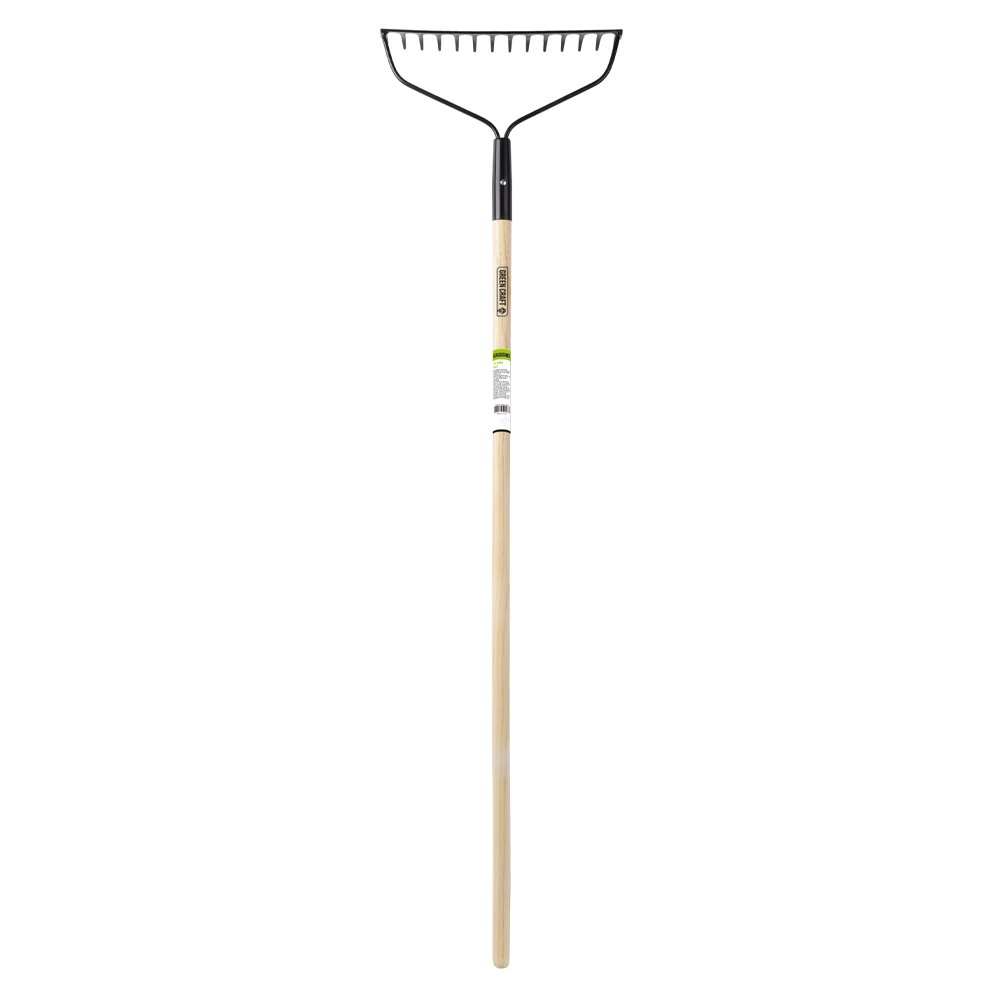 Green Craft 14 Tooth Bow Head Soil Rake