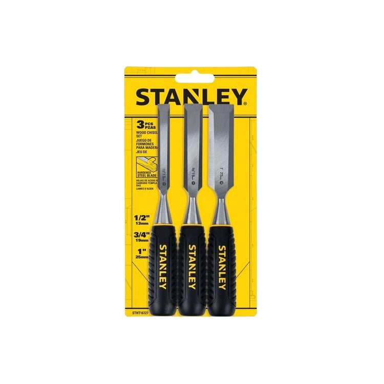 Stanley 3pc Wood Chisel Set