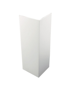 Pvc Trim Rigid Angle White 100mm x 2.5mt