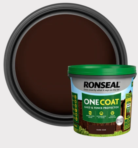 Ronseal Fence Life One Coat Dark Oak 5L