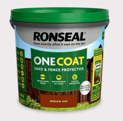 Ronseal Fence Life One Coat Medium Oak 5L