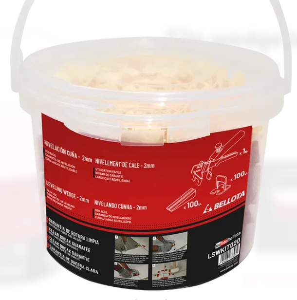 Bellota Tile wedge leveling 2mm system kit