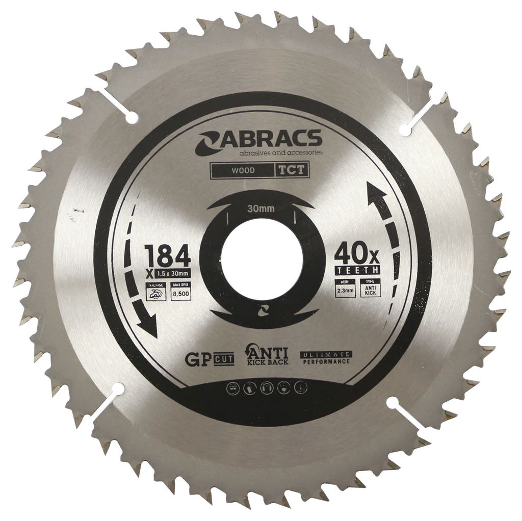 Abracs BLADE 184mm x 30mm x 40T - Wood