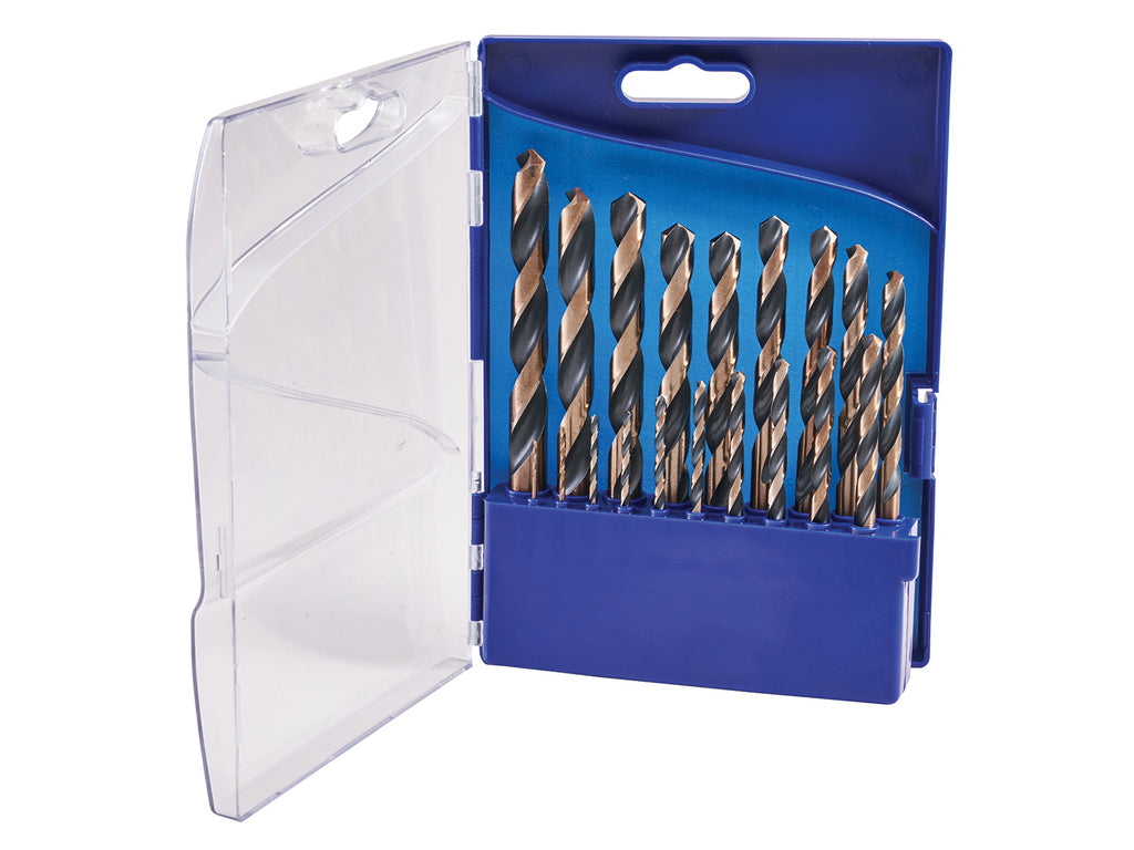 Faithfull HSS Drill Bit Set, 19 Piece