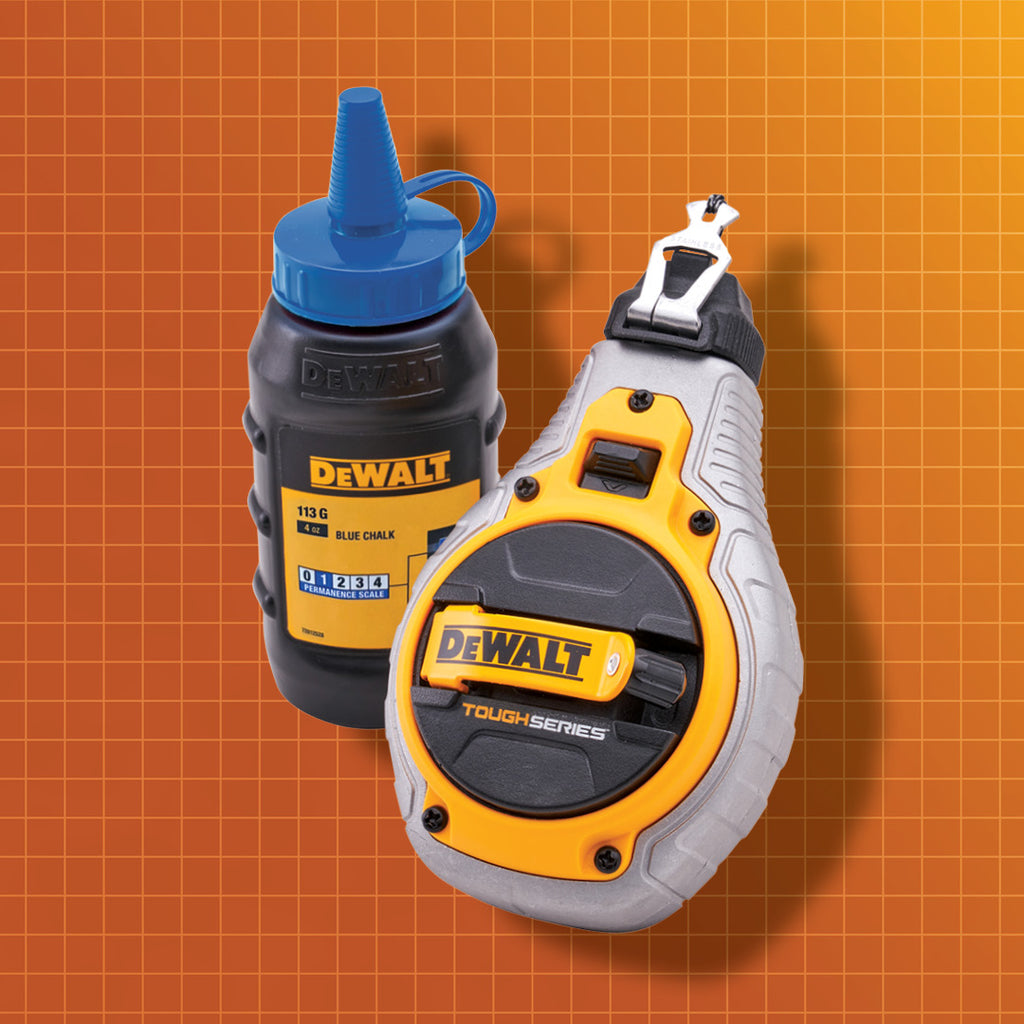 CHALK LINE & BLUE CHALK SET