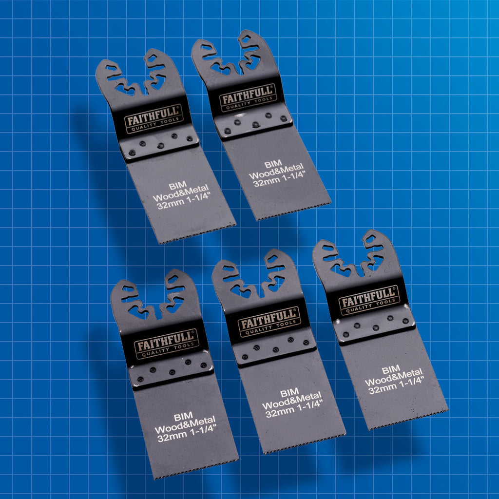 Faithfull 5 PIECE MULTI-TOOL BLADE SET
