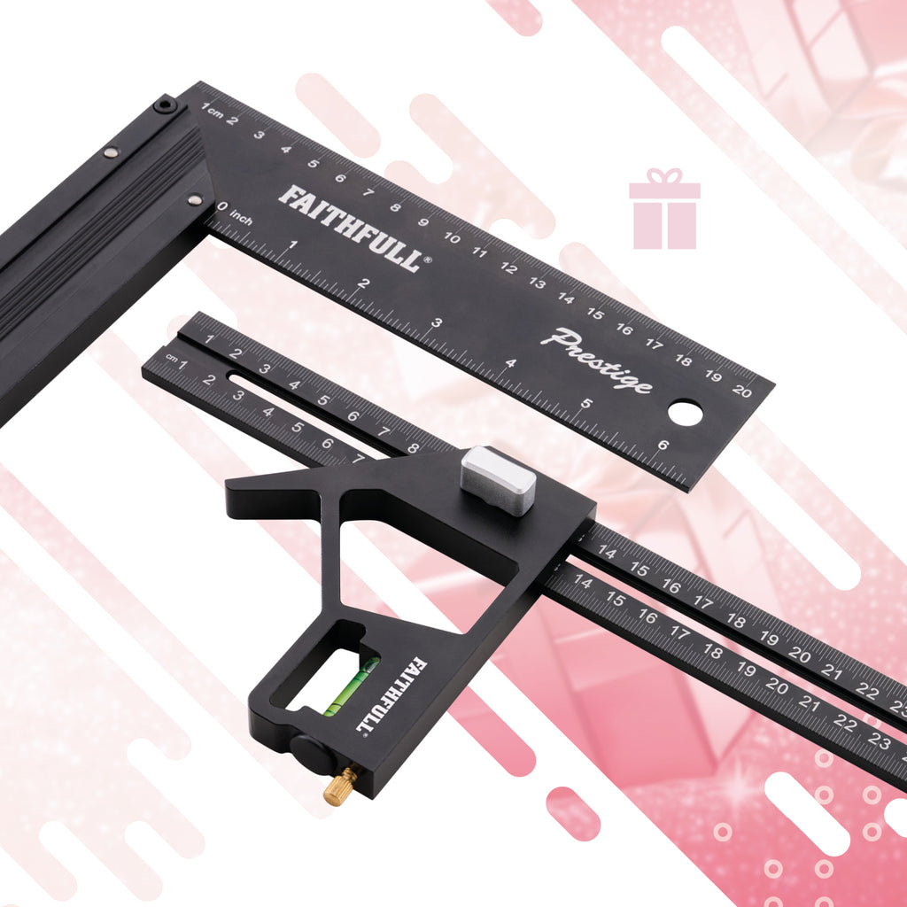 Faithfull COMBINATION & 200MM (8″) TRY SQUARE SET