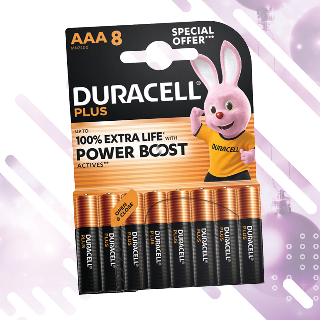 Duracell AAA Battery Pack 8