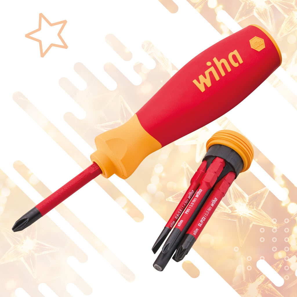 WIHA 6 Piece Slimfix VDE Screwdriver Set