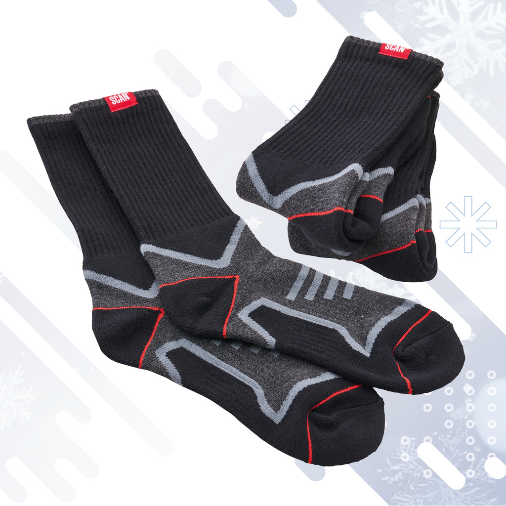 Scan Work Socks (Triple Pack)