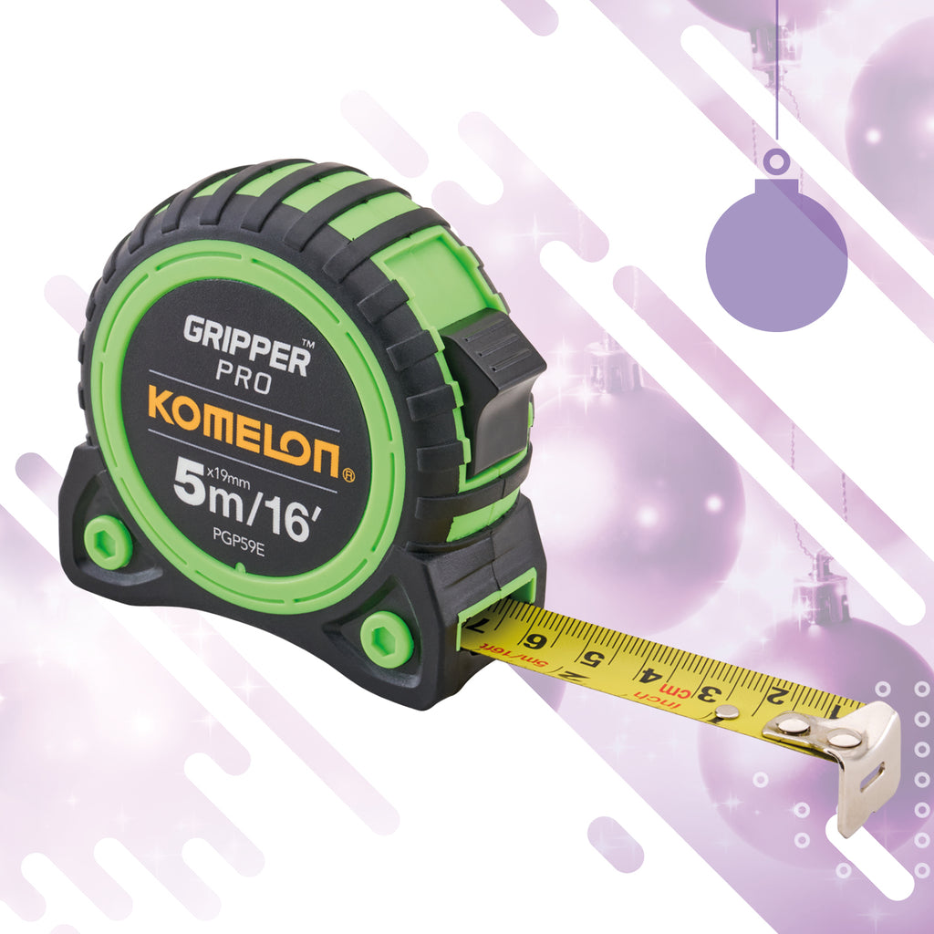 Komelon 5m (16ft) Hi-Vis Gripper Tape