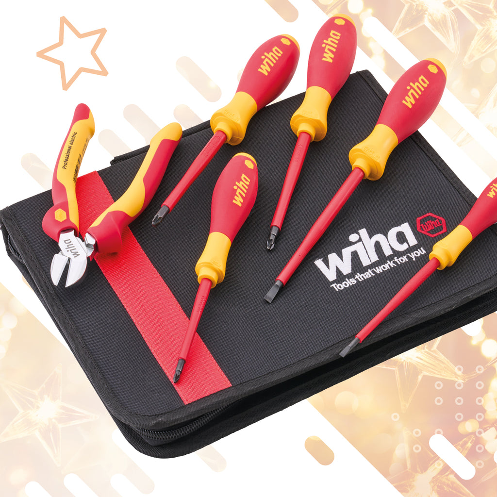 ELECTRICIAN’S VDE SCREWDRIVER & PLIER SET