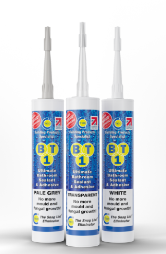 BT1 Bathroom Sealant Adhesive Pale Grey 290ml