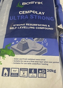 Bostik Cempolay Ultra strong levelling compound 20KG