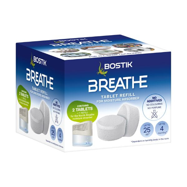 Breathe Home Dehumidifier Moisture Absorber Refill Pack 2