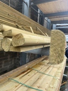 Treated D Rail 50x22 4.8mt