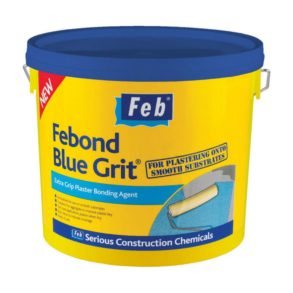 Sika Febond Blue Grit 10L Plaster Bonding Agent