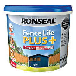 Ronseal Midnight Blue Fence Life Plus 5L