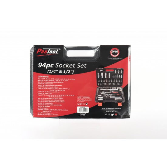 PROTOOL 94PC SOCKET SET