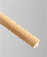 Primed White Quadrant PRIW5 16mm x 16mm  2.4mt Wood Moulding