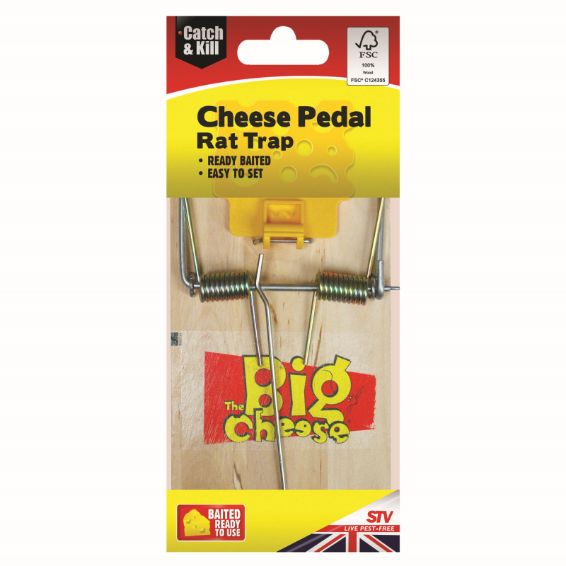 Big Cheese Wooden Pedal Rat Trap STV110