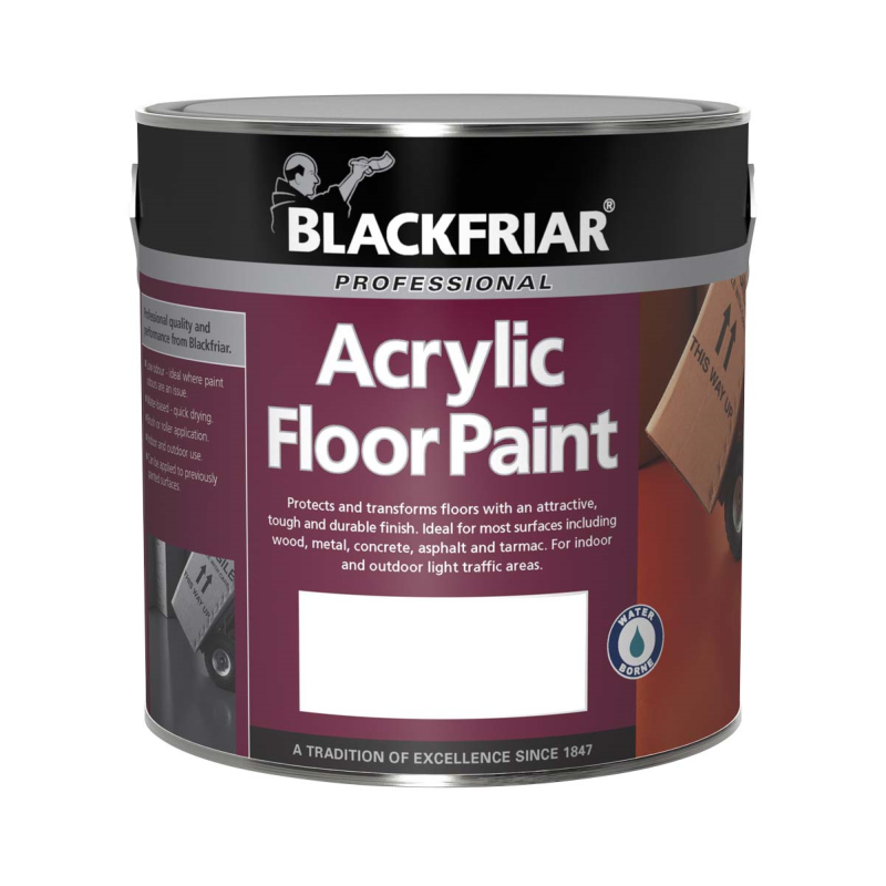 Blackfriar Prof Acrylic Floor Paint 5L Black