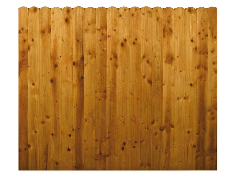 Solid Cottage Fence Panel Brown  - 1.8m x 1.8m