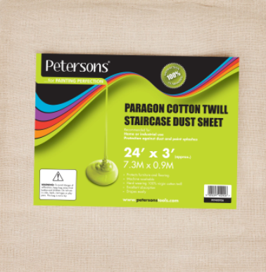 Staircase Dust Sheet Cotton Twill 24 x 3ft