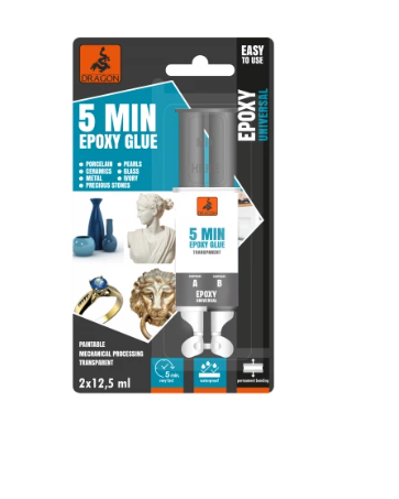 5-Min Epoxy Syringe, 2 x 12.5ml