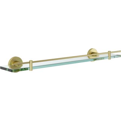 Tema Malmo glass shelf gold