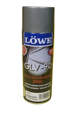 Lowe Cold Galvanising Zinc GLV-90, 400ml Silver